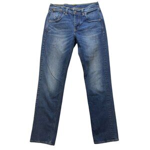 Levis 514 Mens Straight Fit Jeans W29 L32 Blue Denim